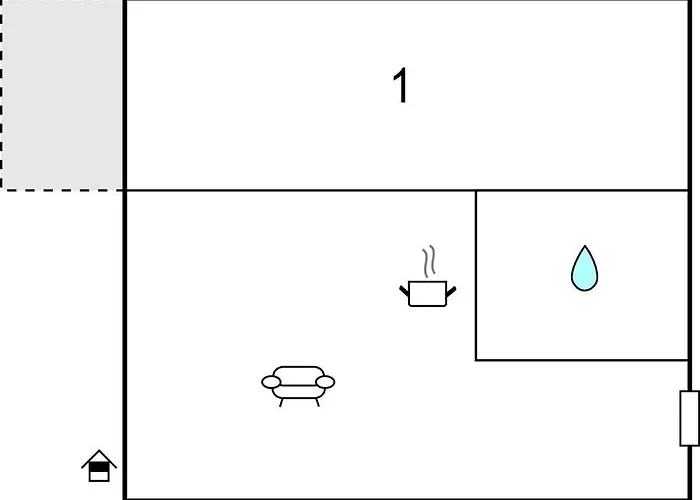 1 Bedroom In Debina Debina (Ustka)